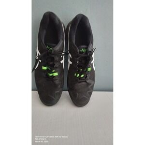 Asics Running Shoes Performance‎ Athletic Training Sneakers Black White Size